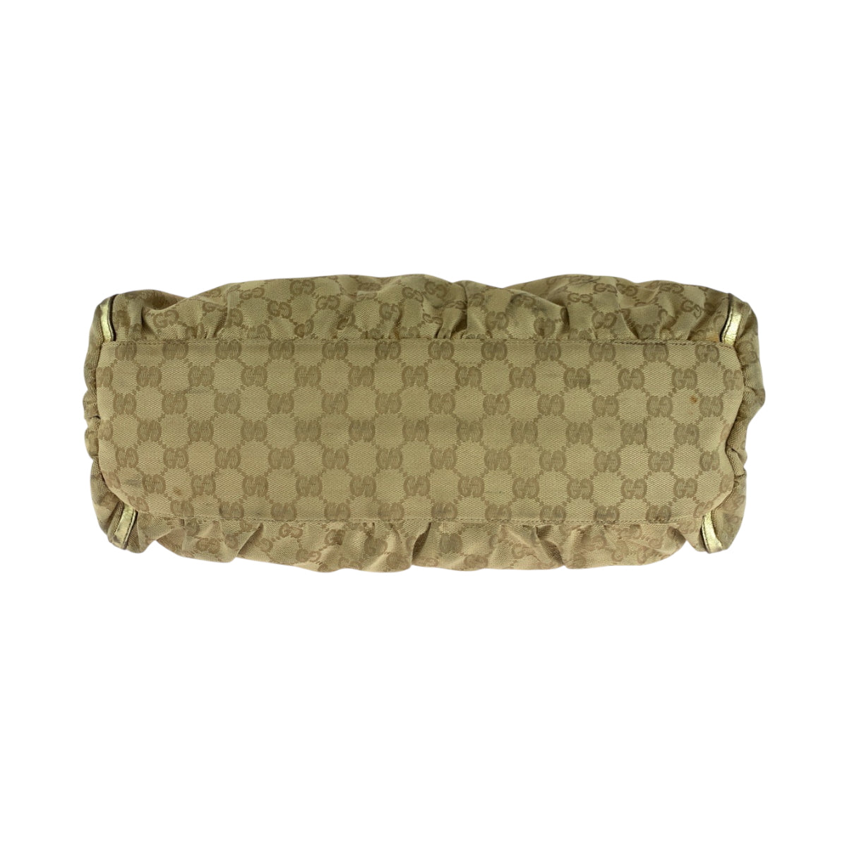 18120
GUCCI グッチ アビー ベージュ ゴールド ゴールド金具 GGキャンバス 189833 ショルダーバッグ 肩掛け レディース