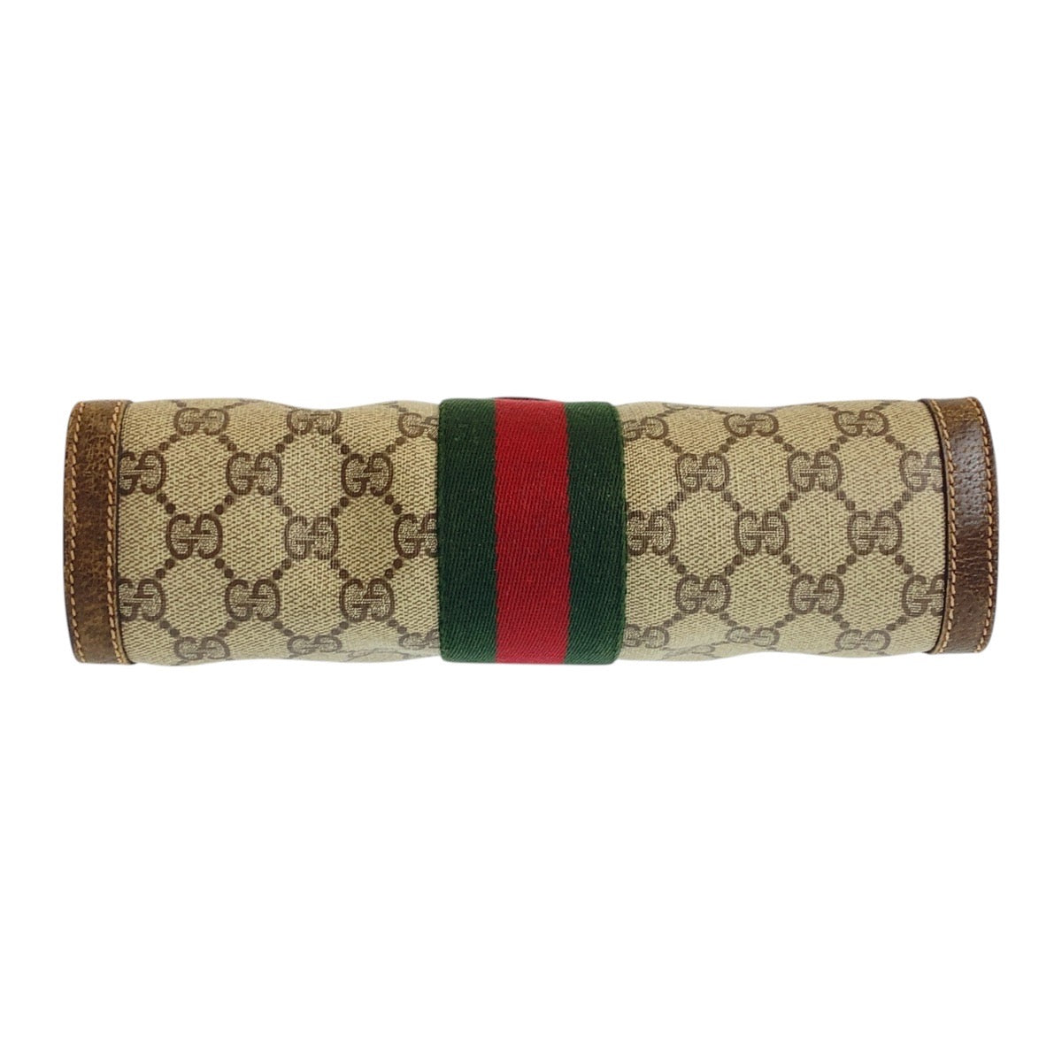 18125
GUCCI グッチ ヴィンテージ オールドグッチ シェリーライン ベージュ ブラウン ゴールド金具 GGスプリームキャンバス / レザー 67 014 3087 クラッチバッグ セカンドバッグ メンズ
