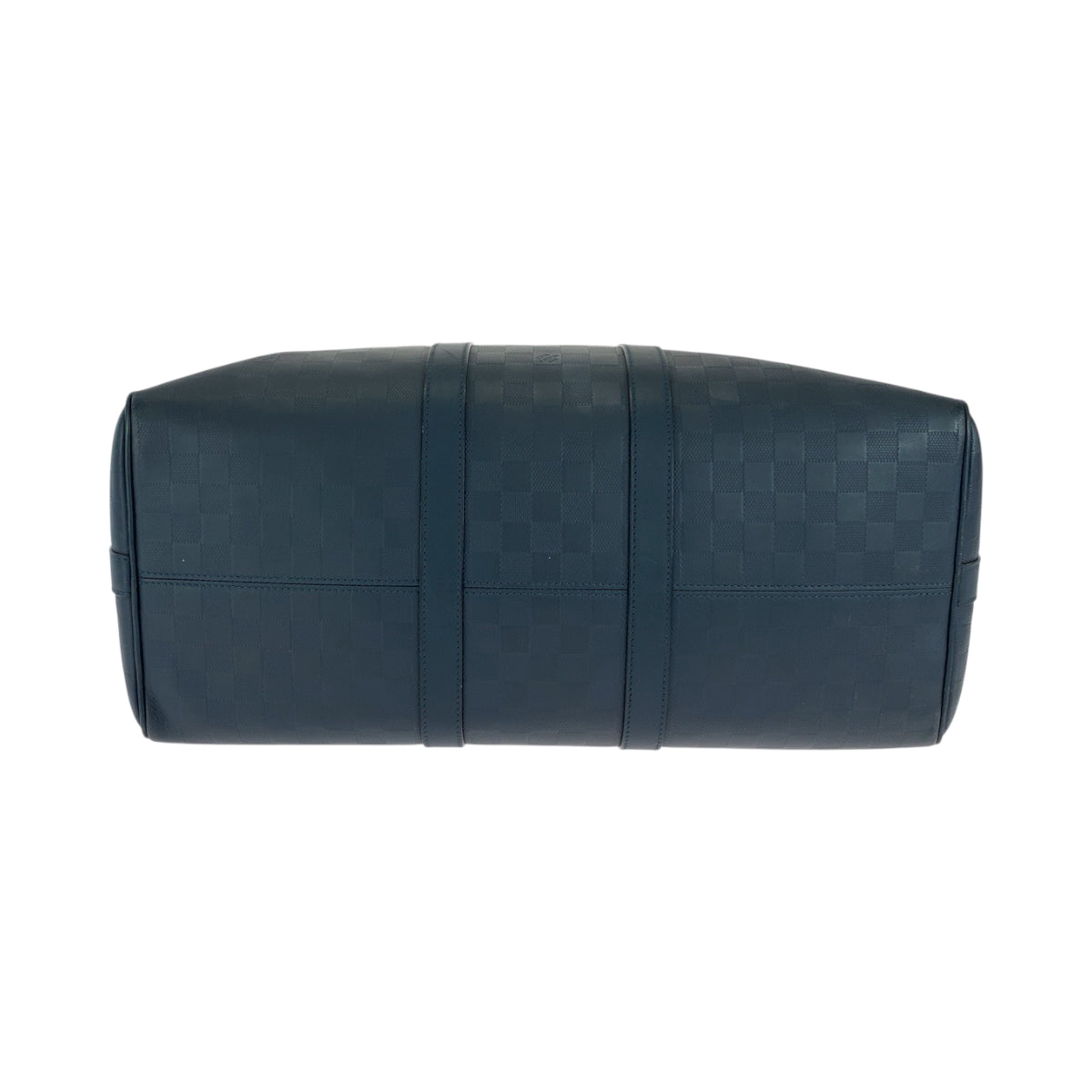 18349
LOUIS VUITTON ルイヴィトン ダミエ アンフィニ キーポル45 バンドリエール 男女兼用 ネイビー シルバー金具 レザー N41290 ボストンバッグ ハンドバッグ メンズ ABP190