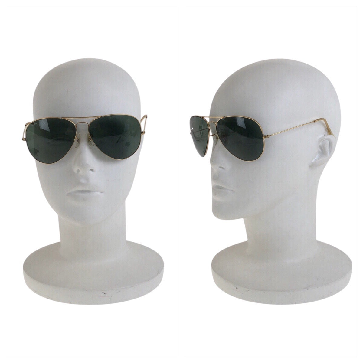 18478
Ray-Ban Vintage Bausch & Lomb Aviator Gold Metal 62◻︎14 Sunglasses Unisex Teardrop Men's AB12