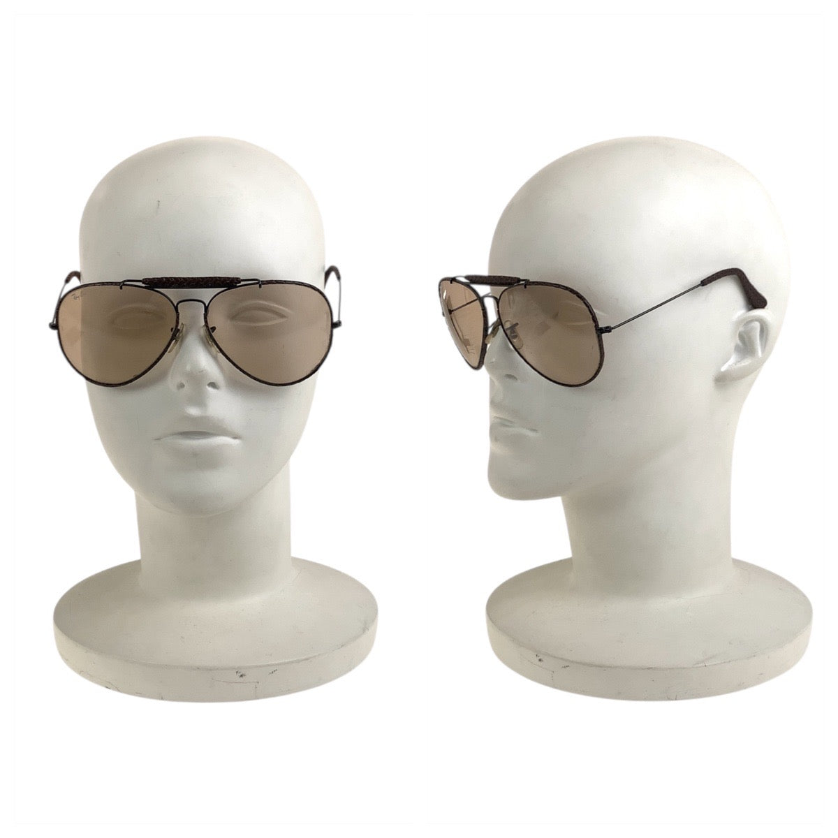 18479
Ray-Ban レイバン ヴィンテージ ボシュロム アビエーター ブラウン ブラック メタル / レザー 62◻︎14 サングラス 男女兼用 ティアドロップ メンズ AB26