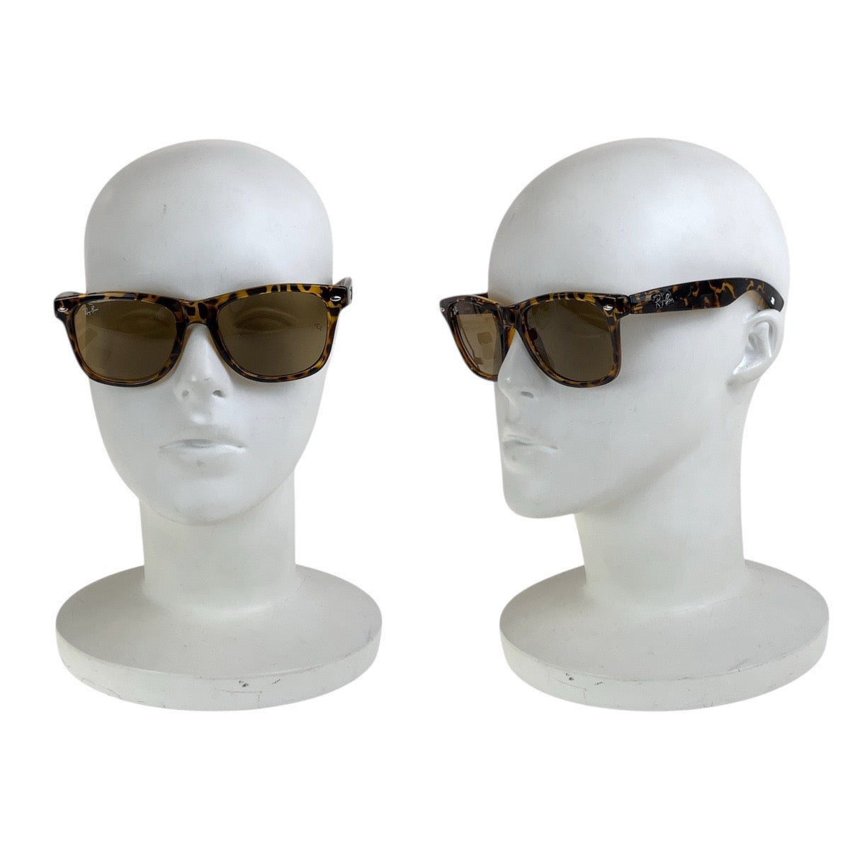18568
Ray-Ban レイバン マーブル柄 ウェイファーラー ブラウン イエロー シルバー金具 プラスチック ZX300 JH サングラス 男女兼用 ウェリントン メンズ ABP10