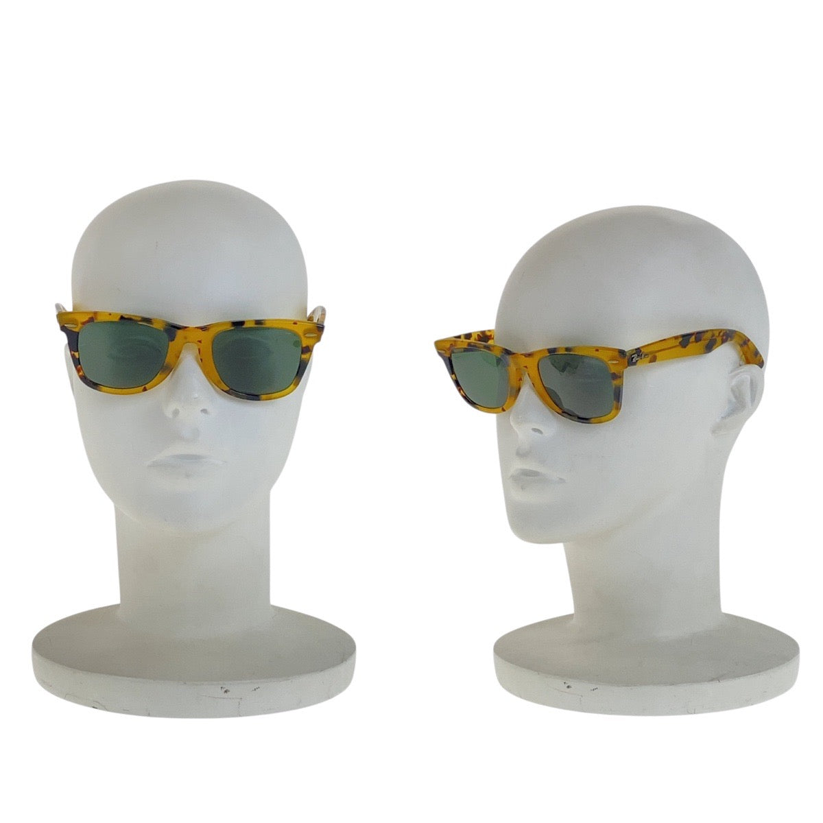 18577
Ray-Ban レイバン ヴィンテージ B&L RAY-BAN U.S.A WAYFARER イエロー ブラック シルバー金具 プラスチック B&L 5022 サングラス ウェリントン メンズ AB20