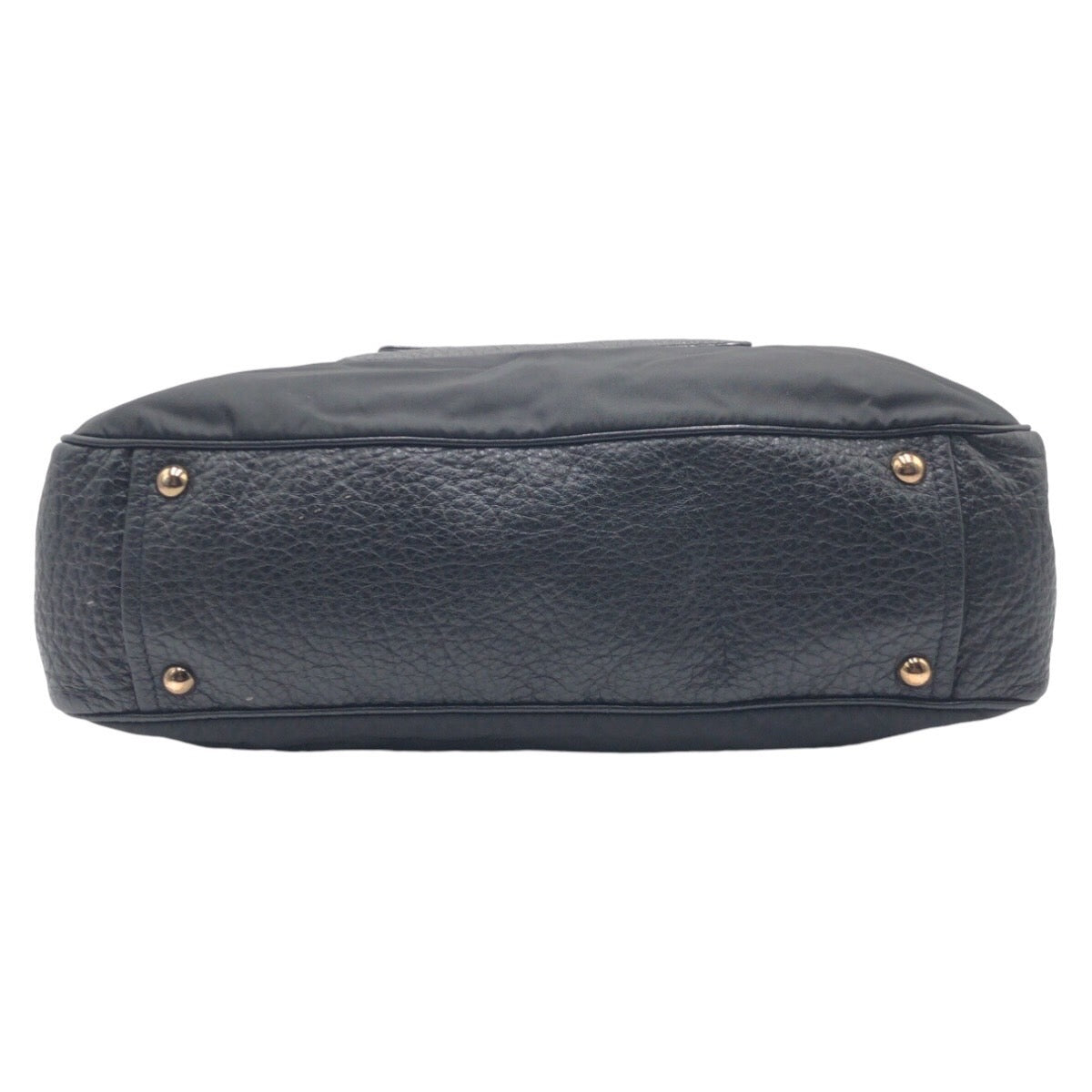 18751
PRADA プラダ ヴィッテロダイノ テスート 三角ロゴ ブラック 黒 ナイロン / レザー トートバッグ ショルダーバッグ レディース ABP46