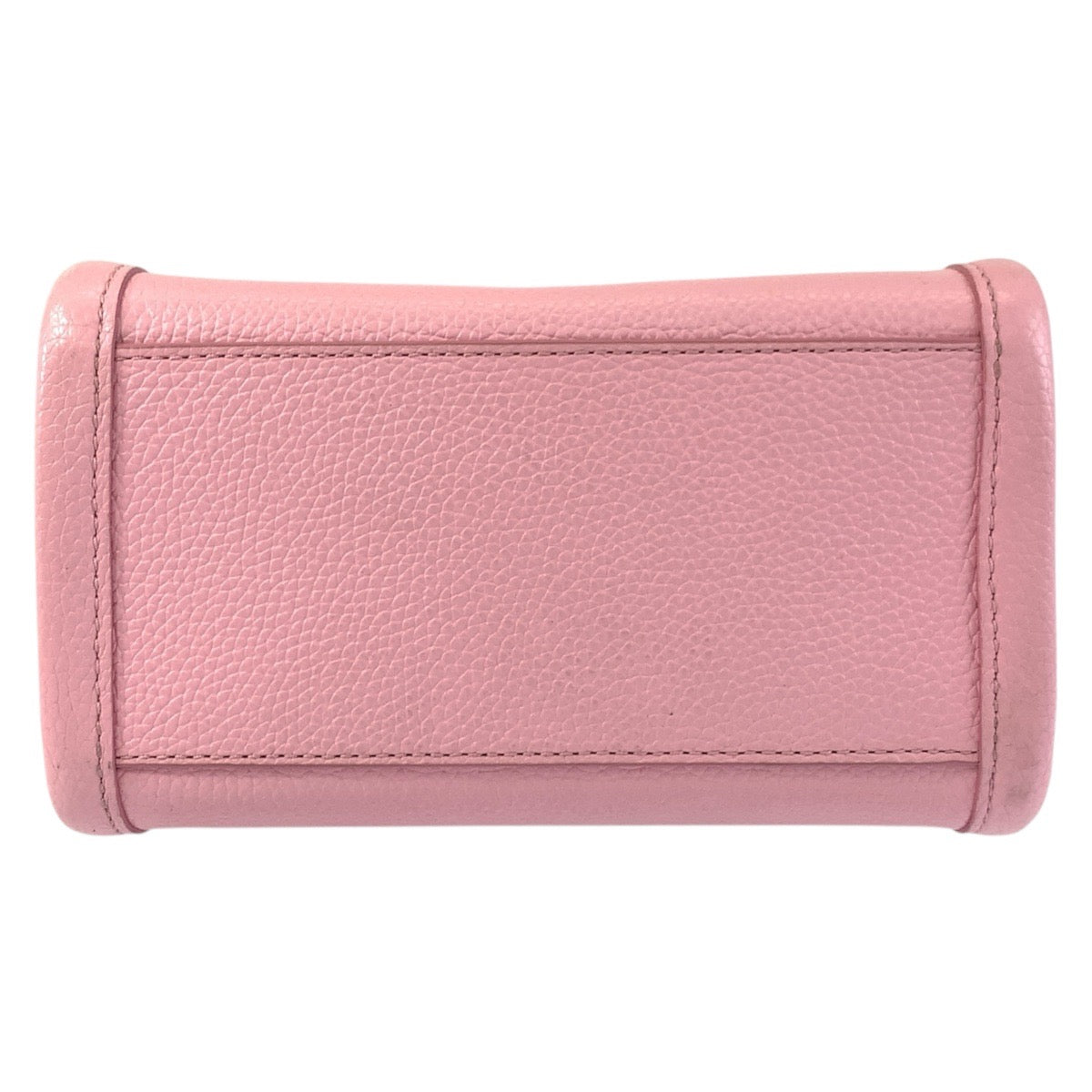 18859
MARC JACOBS マークジェイコブス ピンク シルバー金具 レザー トートバッグ ショルダーバッグ 2way レディース AB20