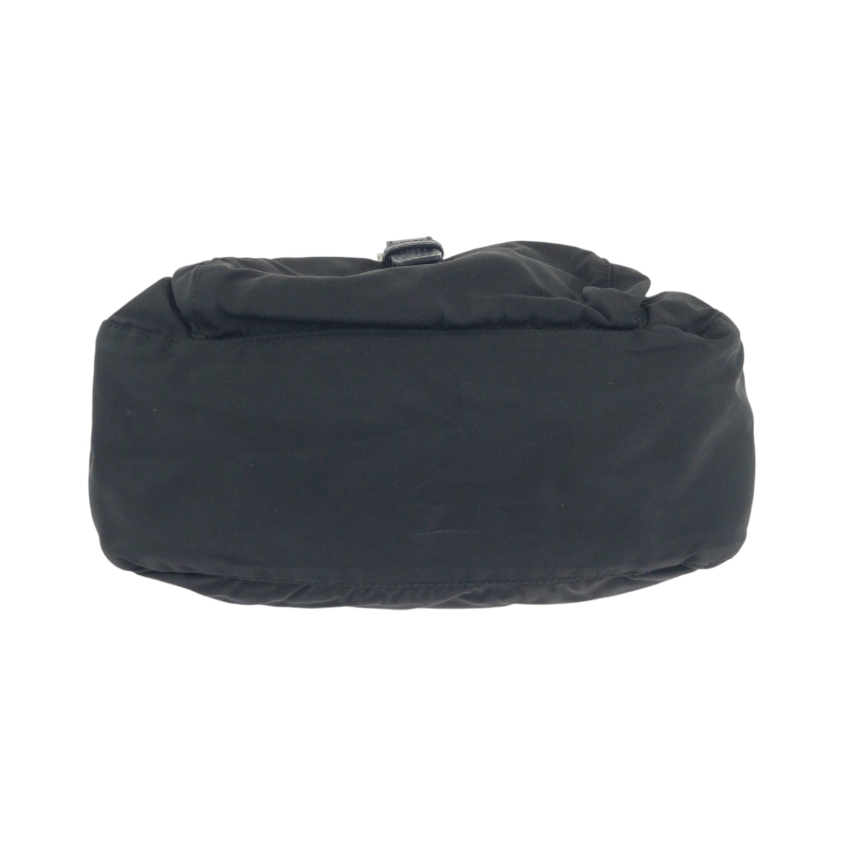 18983
PRADA プラダ テスート 三角ロゴプレート ブラック 黒 シルバー金具 ナイロン ショルダーバッグ ポシェット メンズ ABP36