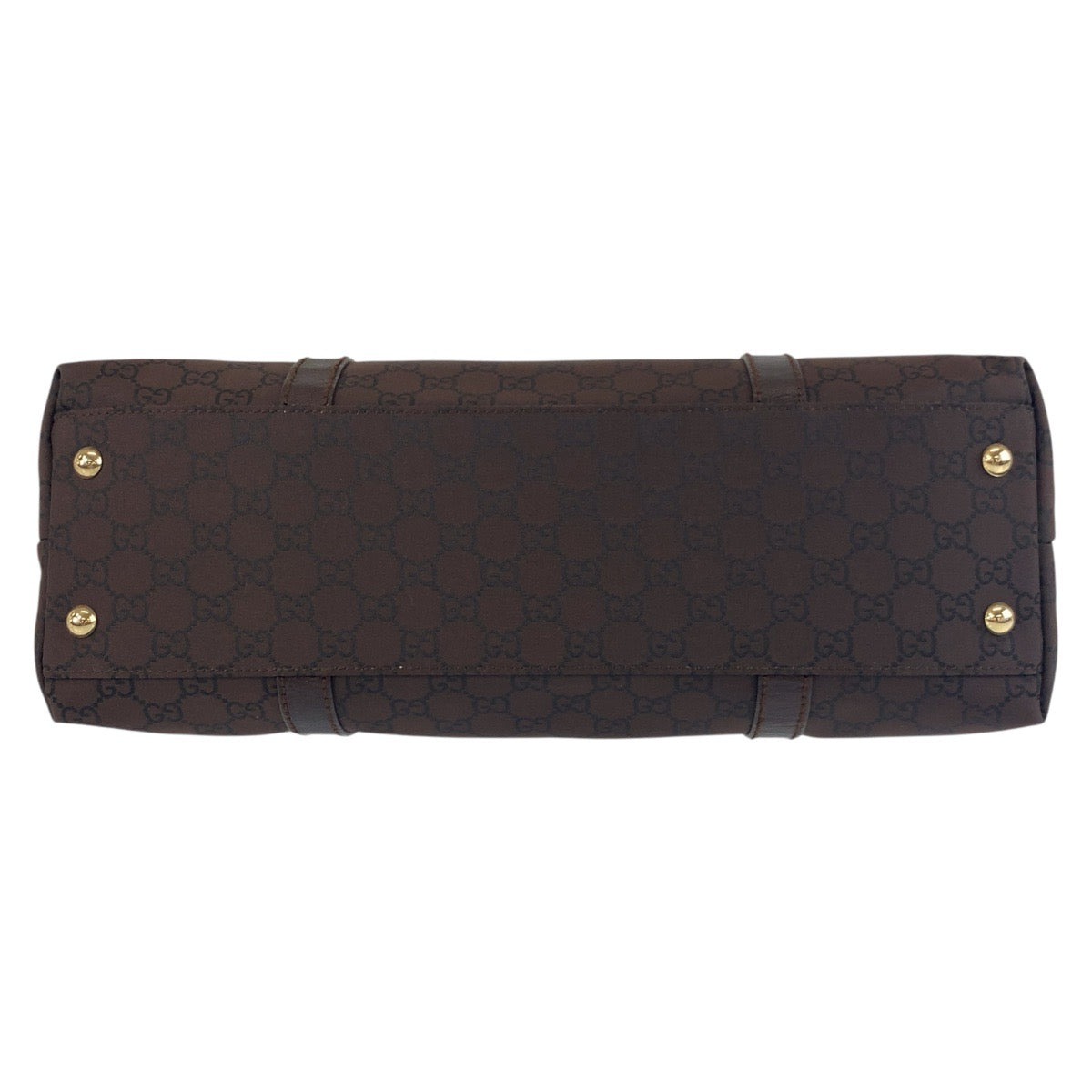 19130
GUCCI グッチ GG柄 ブラウン ゴールド金具 ナイロン 257302 トートバッグ ショルダーバッグ レディース ABP46