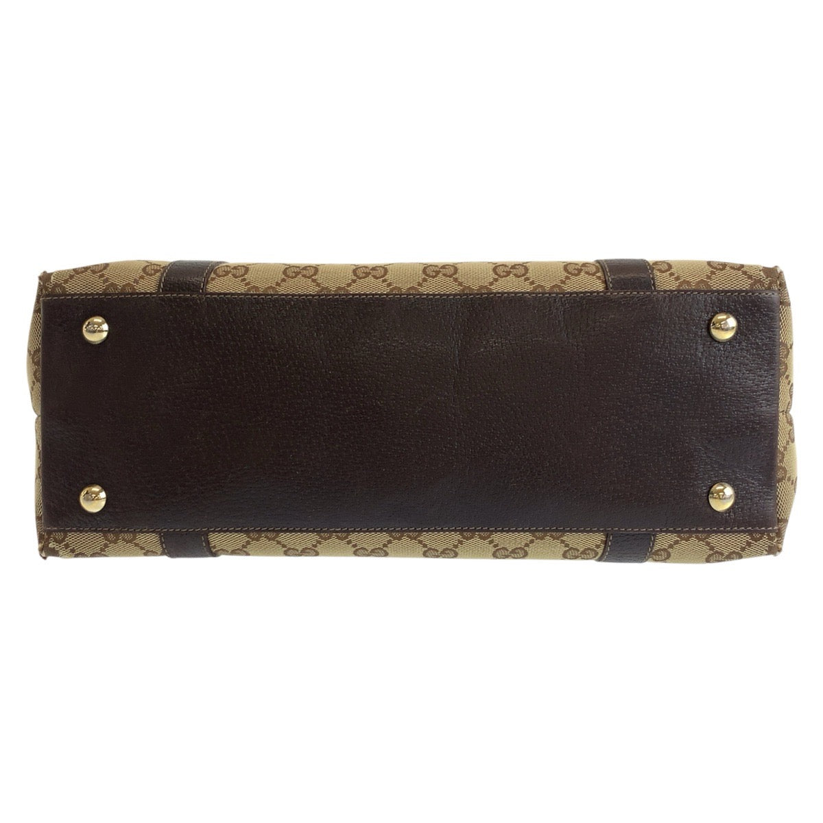 19170
GUCCI グッチ アビー ベージュ ブラウン ゴールド金具 GGキャンバス / レザー 141470 トートバッグ ショルダーバッグ レディース AB20