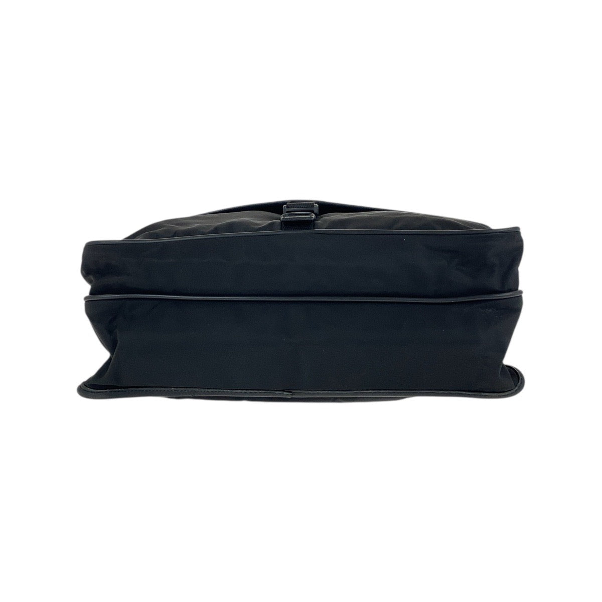 19181
PRADA Tessuto Triangle Logo Plate Black Silver Hardware Nylon / Leather Shoulder Bag Messenger Bag Men's ABP38