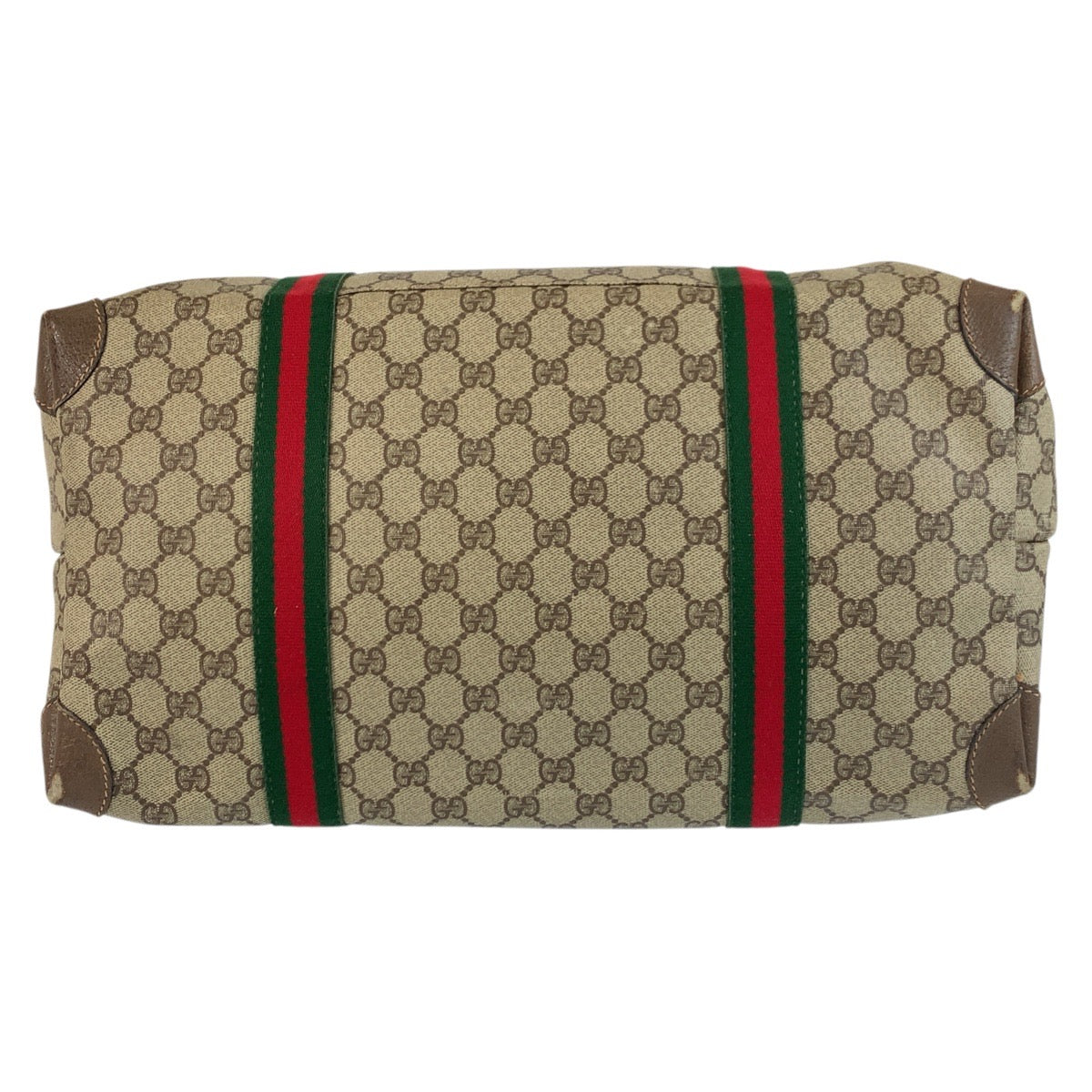 19198
GUCCI グッチ ヴィンテージ オールドグッチ シェリーライン ベージュ ブラウン ゴールド金具 GGスプリームキャンバス / レザー 002 39 6 トートバッグ ボストンバッグ メンズ ABP45