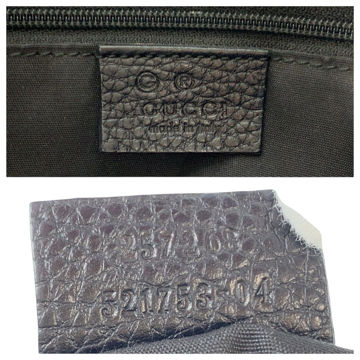 19266
GUCCI グッチ ブラック 黒 ゴールド金具 GGキャンバス / レザー 257268 ショルダーバッグ ハンドバッグ レディース ABP48