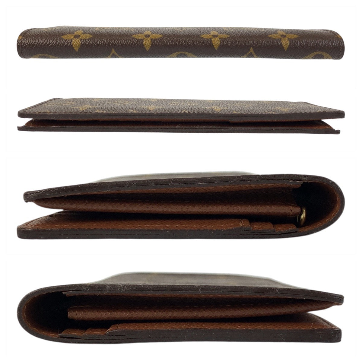 19283
LOUIS VUITTON ルイヴィトン モノグラム ポルトフォイユ ブラザ ブラウン ゴールド金具 PVC M66540 長財布 ロングウォレット メンズ A36