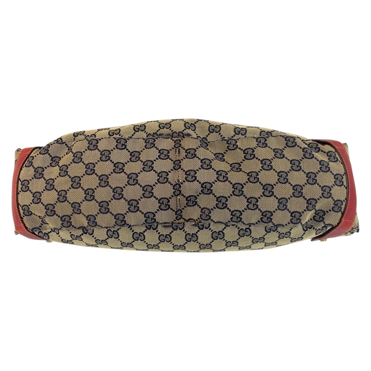 19345
GUCCI グッチ アビー グレー レッド ゴールド金具 GGキャンバス / レザー 130736 トートバッグ ショルダーバッグ レディース AB20