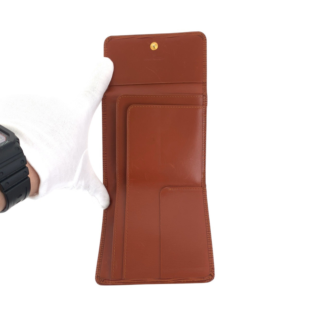 19421
LOUIS VUITTON ルイヴィトン ヴィンテージ エピ ポルトモネ ビエ カルトクレディ ケニアブラウン ブラウン ゴールド金具 レザー M63483 折り財布 コンパクトウォレット レディース ABP