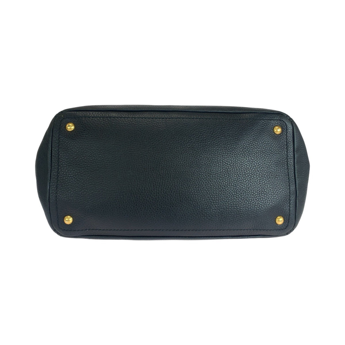 19488
PRADA プラダ ヴィッテロダイノ ブラック 黒 ゴールド金具 レザー 208 トートバッグ ショルダーバッグ レディース A69