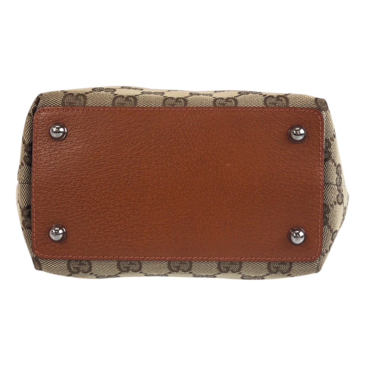 19491
GUCCI グッチ ベージュ ブラウン シルバー金具 GGキャンバス / レザー 120840 トートバッグ ショルダーバッグ レディース ABP34
