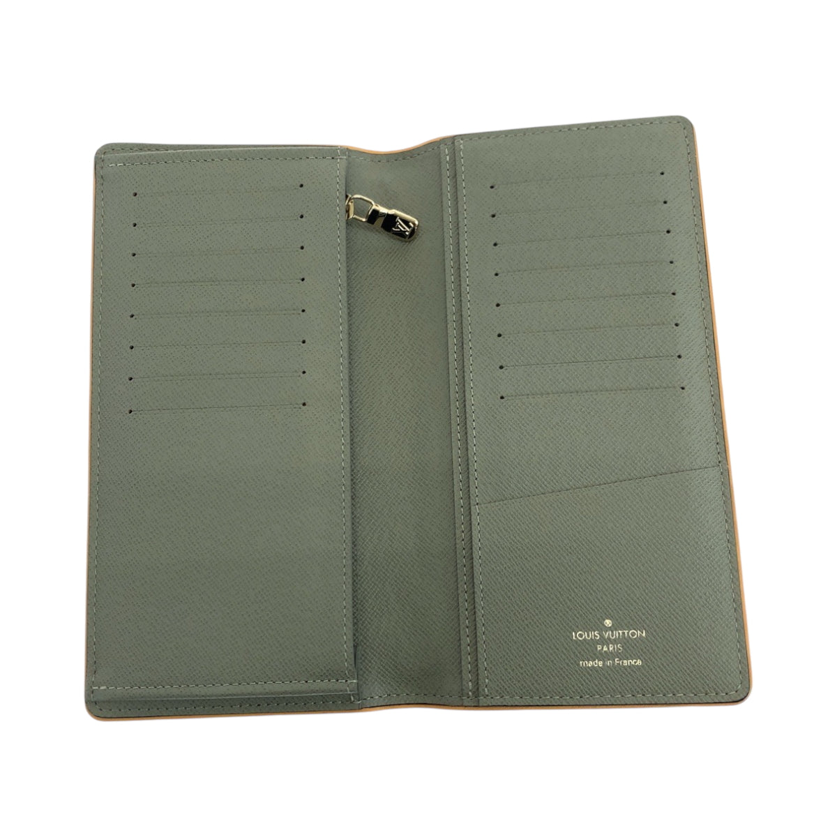 19514
LOUIS VUITTON ルイヴィトン モノグラム チタニウム ポルトフォイユ ブラザ グレー ブラウン シルバー金具 レザー M63236 長財布 ロングウォレット メンズ A69