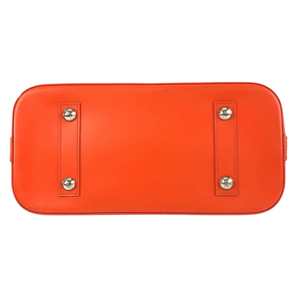 19551
LOUIS VUITTON Epi Alma PM Piment Orange Silver Hardware Leather M40623 Handbag Women's A80