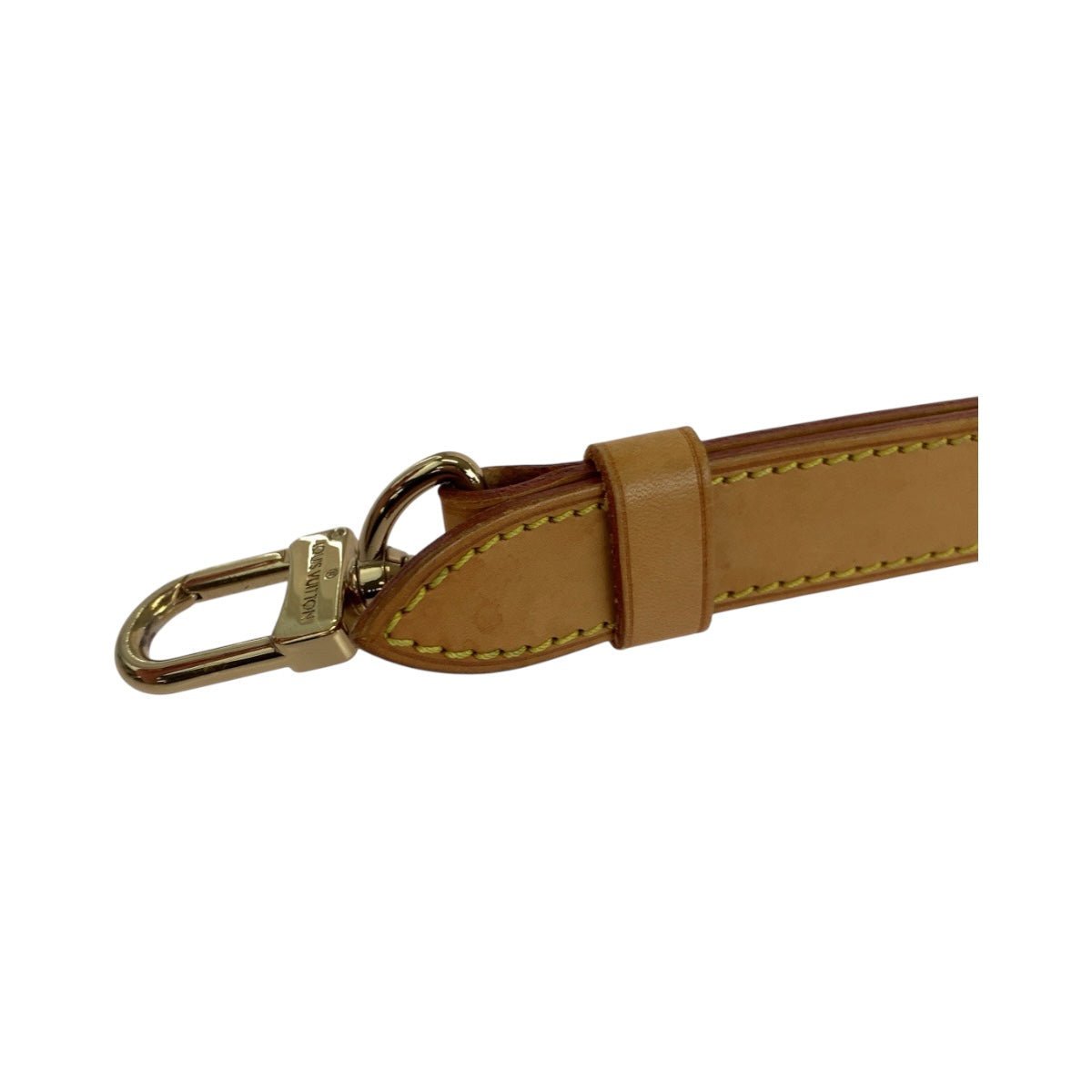 19604
LOUIS VUITTON ルイ ヴィトン ブラウン ゴールド金具 レザー ショルダーストラップのみ レディース AB