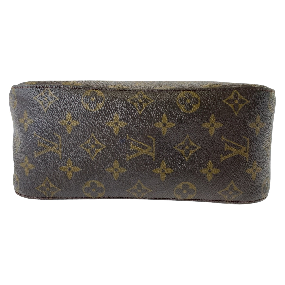 19648
LOUIS VUITTON ルイヴィトン モノグラム ルーピングMM ブラウン ゴールド金具 PVC M51146 ショルダーバッグ レディース AB52