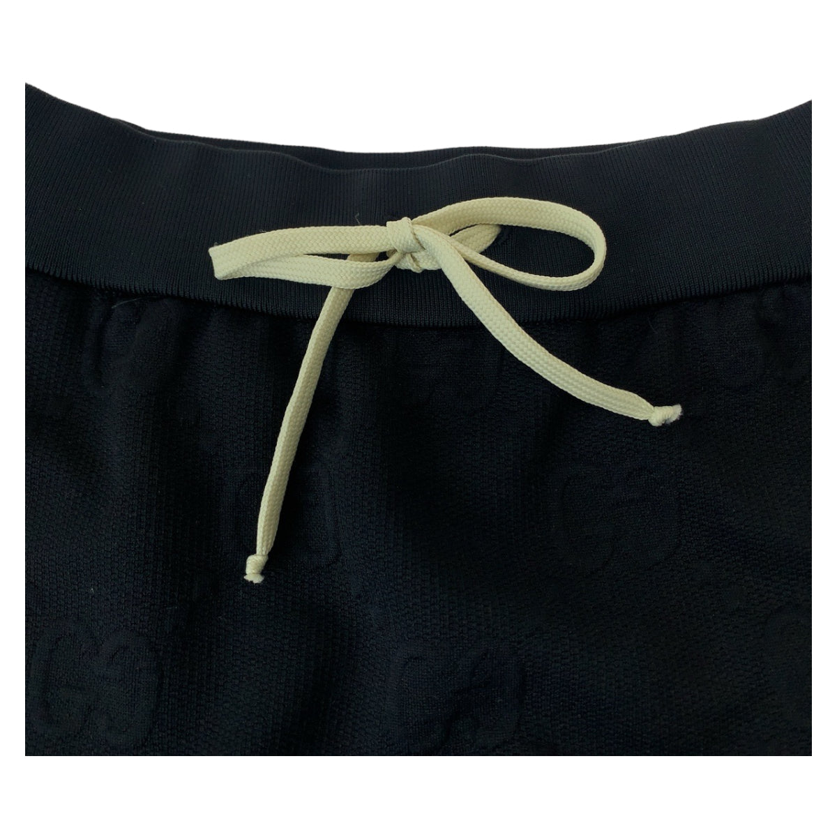 19852
GUCCI グッチ エンボス GG柄 ジャージージャガード サイズXXS ブラック 黒 ホワイト コットン 655183 ミニスカート ジャージスカート レディース ABP36