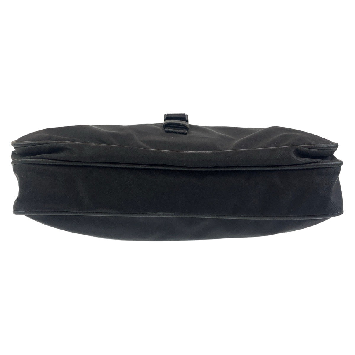 19858
PRADA プラダ テスート 三角ロゴプレート ブラック シルバー金具 ナイロン ショルダーバッグ メッセンジャーバッグ メンズ ABP