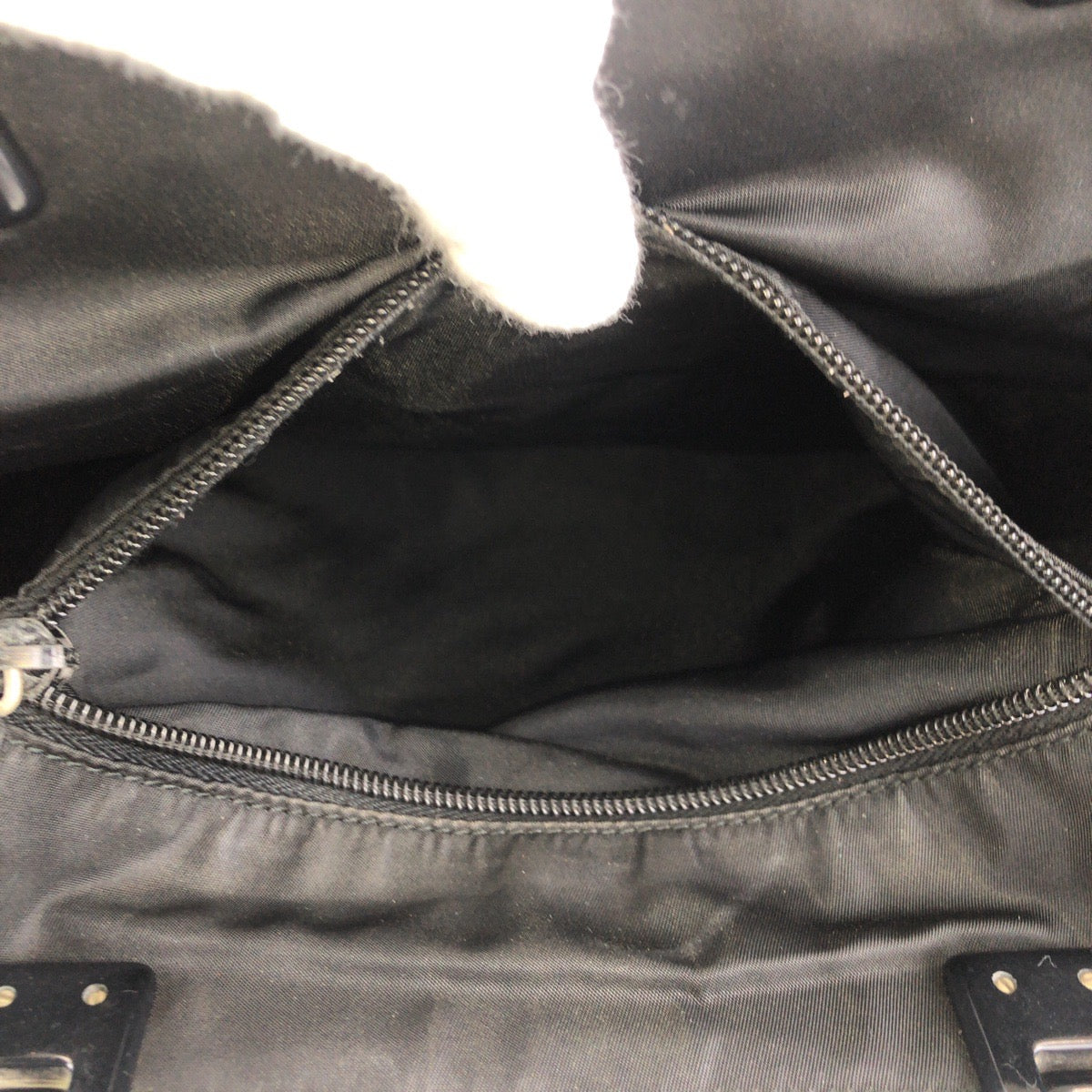 19994
PRADA プラダ テスート 三角ロゴプレート ブラック 黒 ナイロン / プラスチック トートバッグ ハンドバッグ レディース ABP28