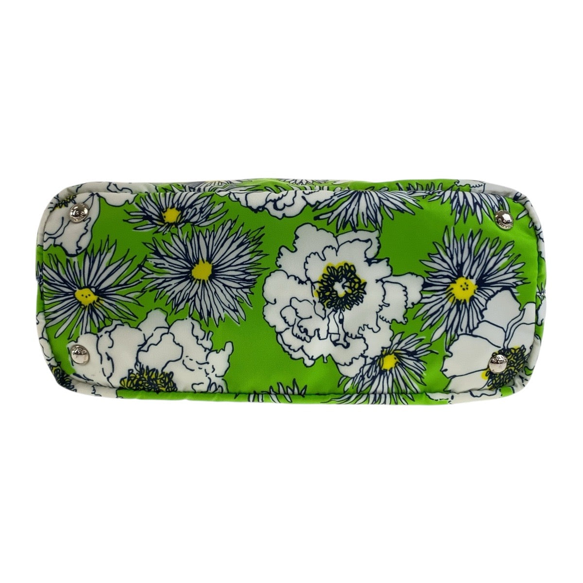 20054
PRADA プラダ テスート 三角ロゴプレート グリーン マルチカラー シルバー金具 ナイロン トートバッグ ショルダーバッグ レディース AB45