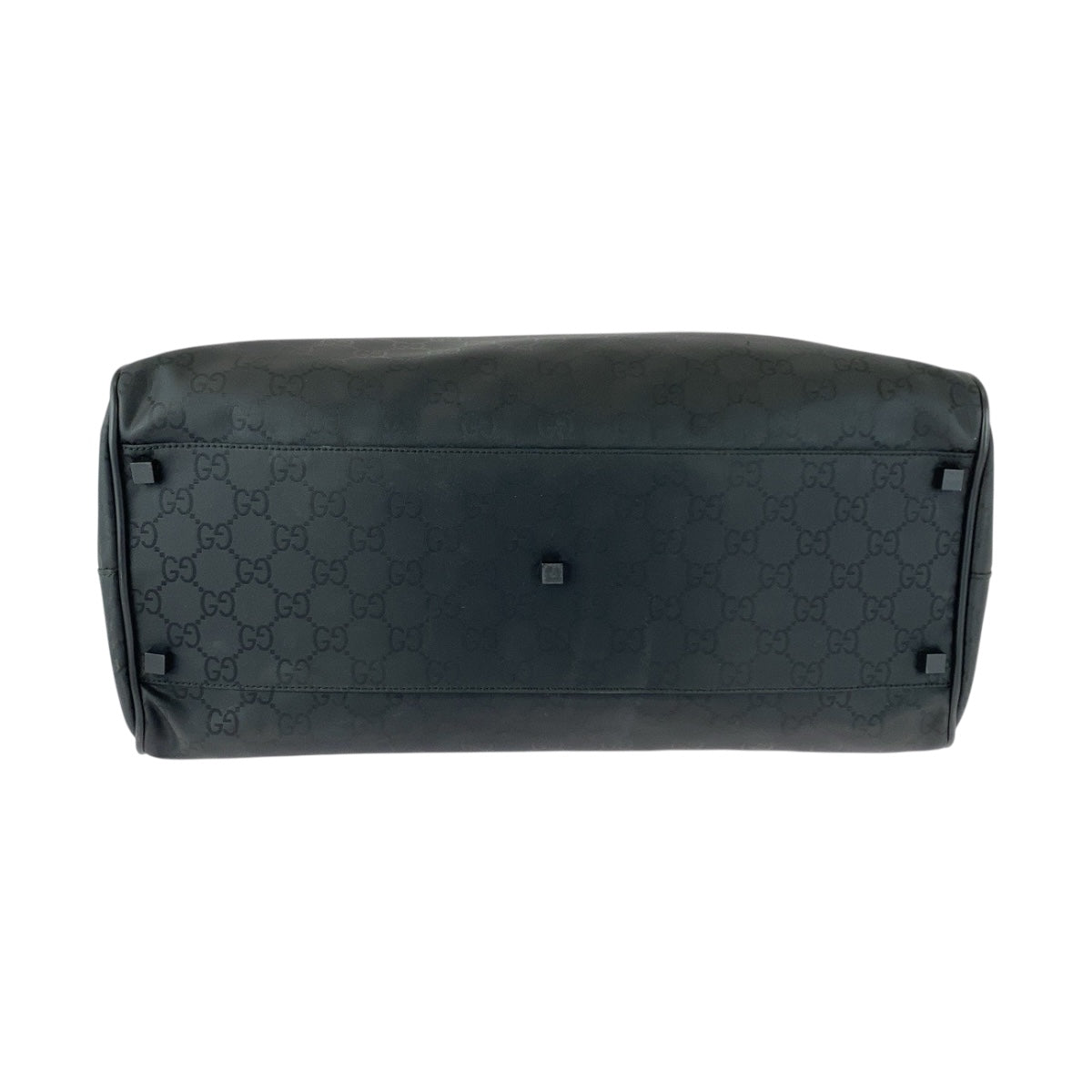 20126
GUCCI グッチ GG柄 ブラック 黒 シルバー金具 ナイロン 012 0383 ボストンバッグ 男女兼用 レディース ABP42