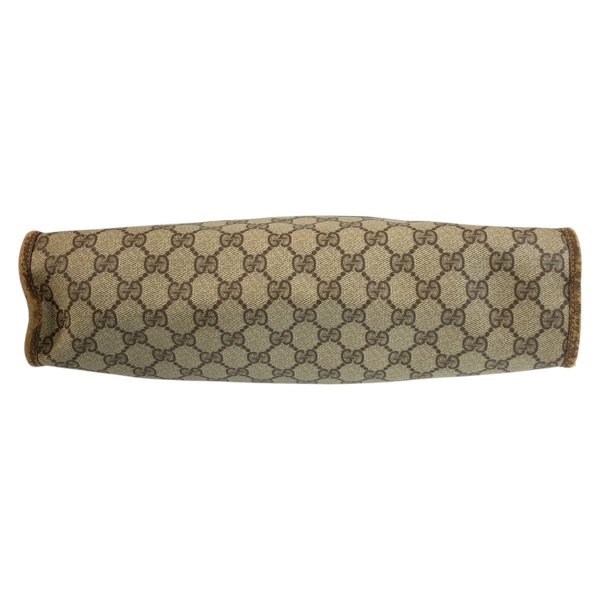 20178
GUCCI Vintage Sherry Line Old Gucci Beige Brown Gold Hardware GG Supreme Canvas / Leather 89 02 092 Tote Bag Shoulder Bag Men's AB19