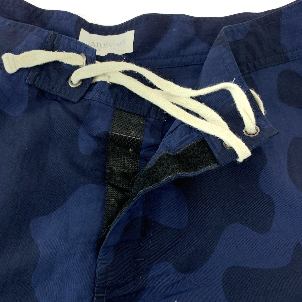 20193
Saturdays NYC Saturdays Surf NYC Camouflage Size 30 Navy White Nylon Half Shorts Swimwear Swim Trunks Surf Shorts Amphibious Men's AB9