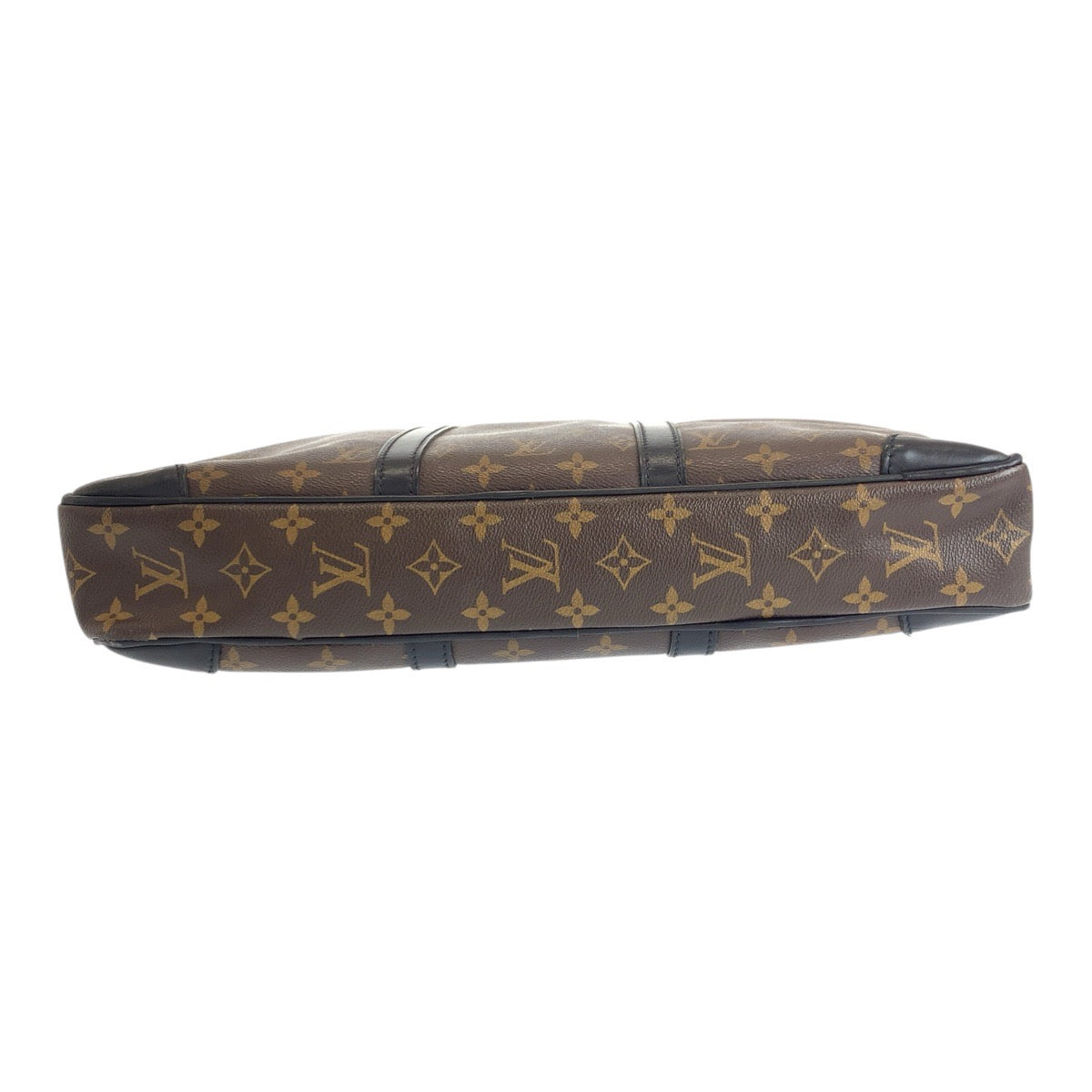 20245
LOUIS VUITTON ルイヴィトン モノグラム マカサー ポルトドキュマン ヴォワヤージュ ブラウン ブラック シルバー金具 PVC M40225 ビジネスバッグ ブリーフケース メンズ ABP70