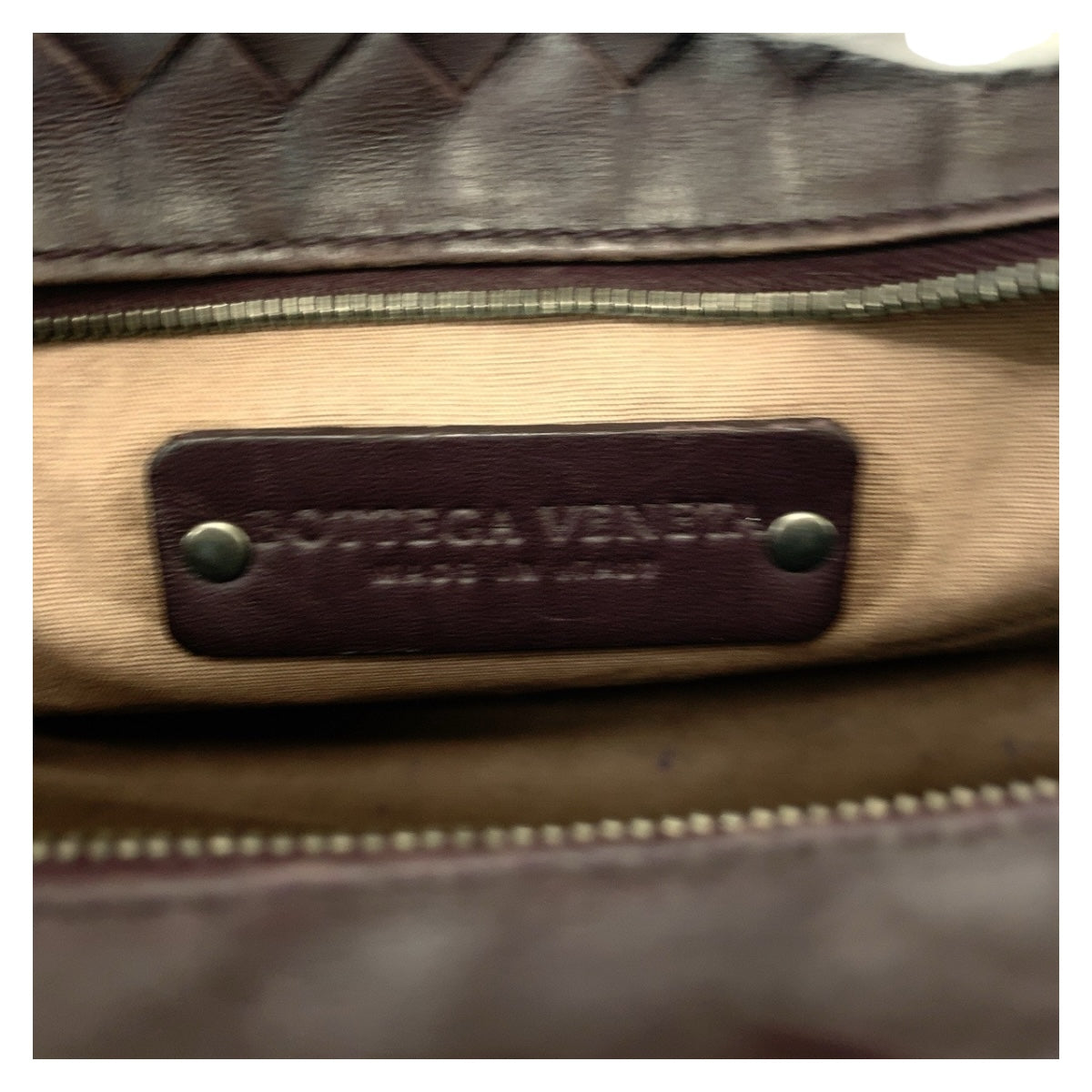 20276
BOTTEGAVENETA ボッテガヴェネタ イントレチャート ブラウン シルバー金具 レザー セカンドバッグ ハンドバッグ メンズ ABP29