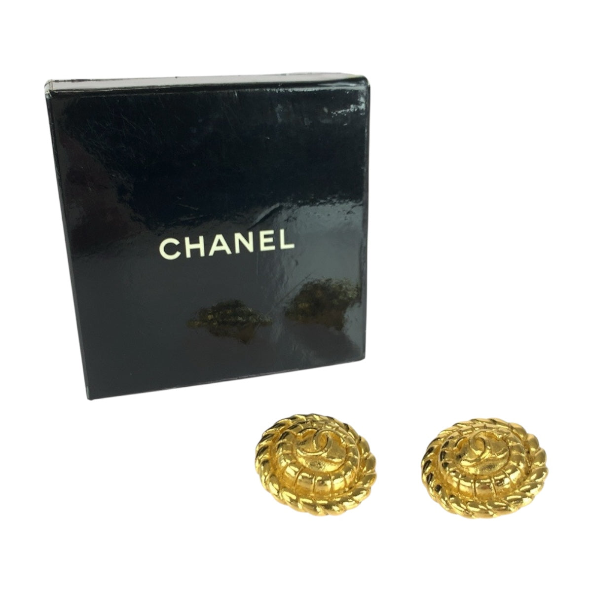 20280
CHANEL シャネル ココマーク ゴールド メッキ イヤリング レディース ABP31