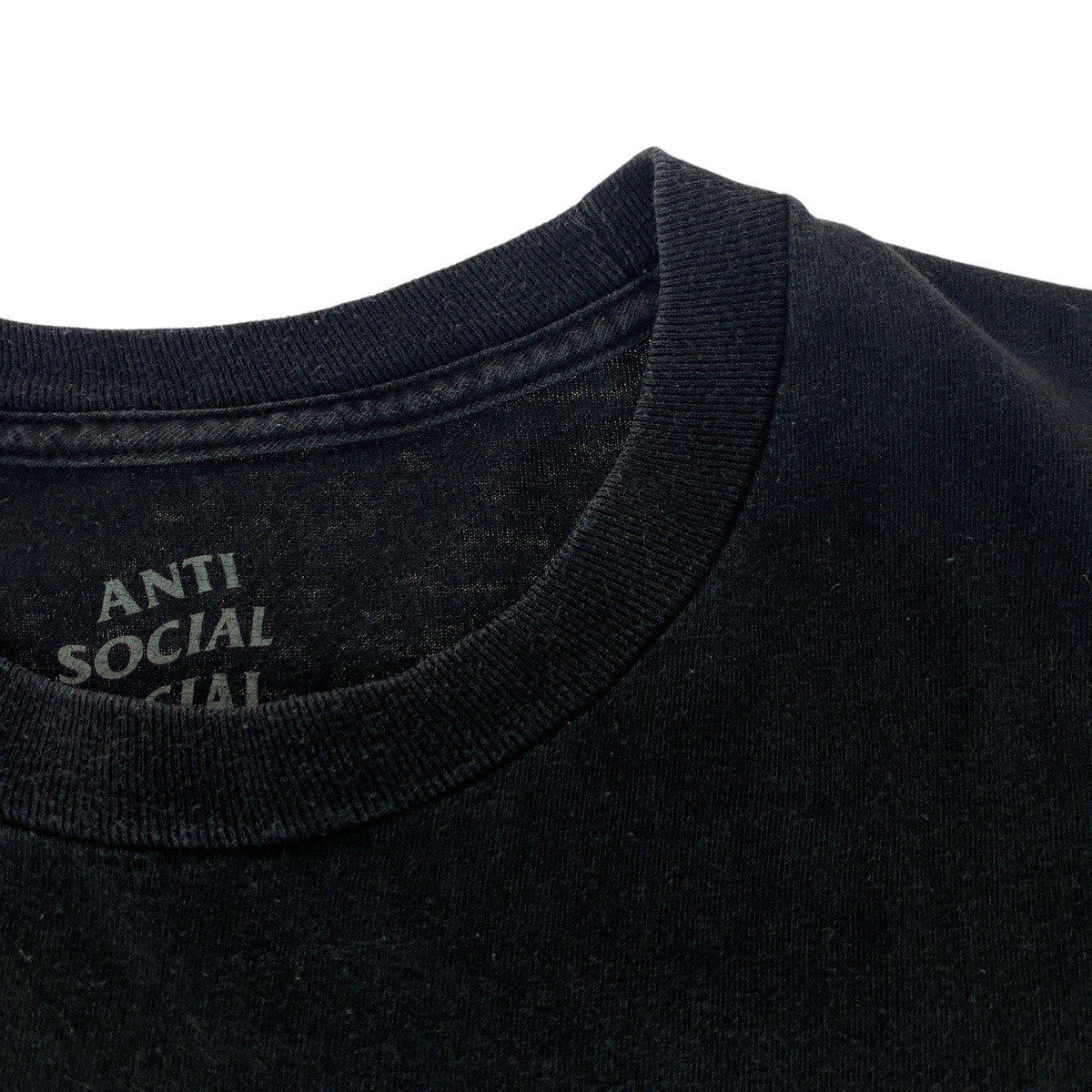 20332
ANTI SOCIAL SOCIAL CLUB アンチソーシャルソーシャルクラブ サイズL ブラック 黒 マルチカラー コットン 半袖Tシャツ レディース AB6