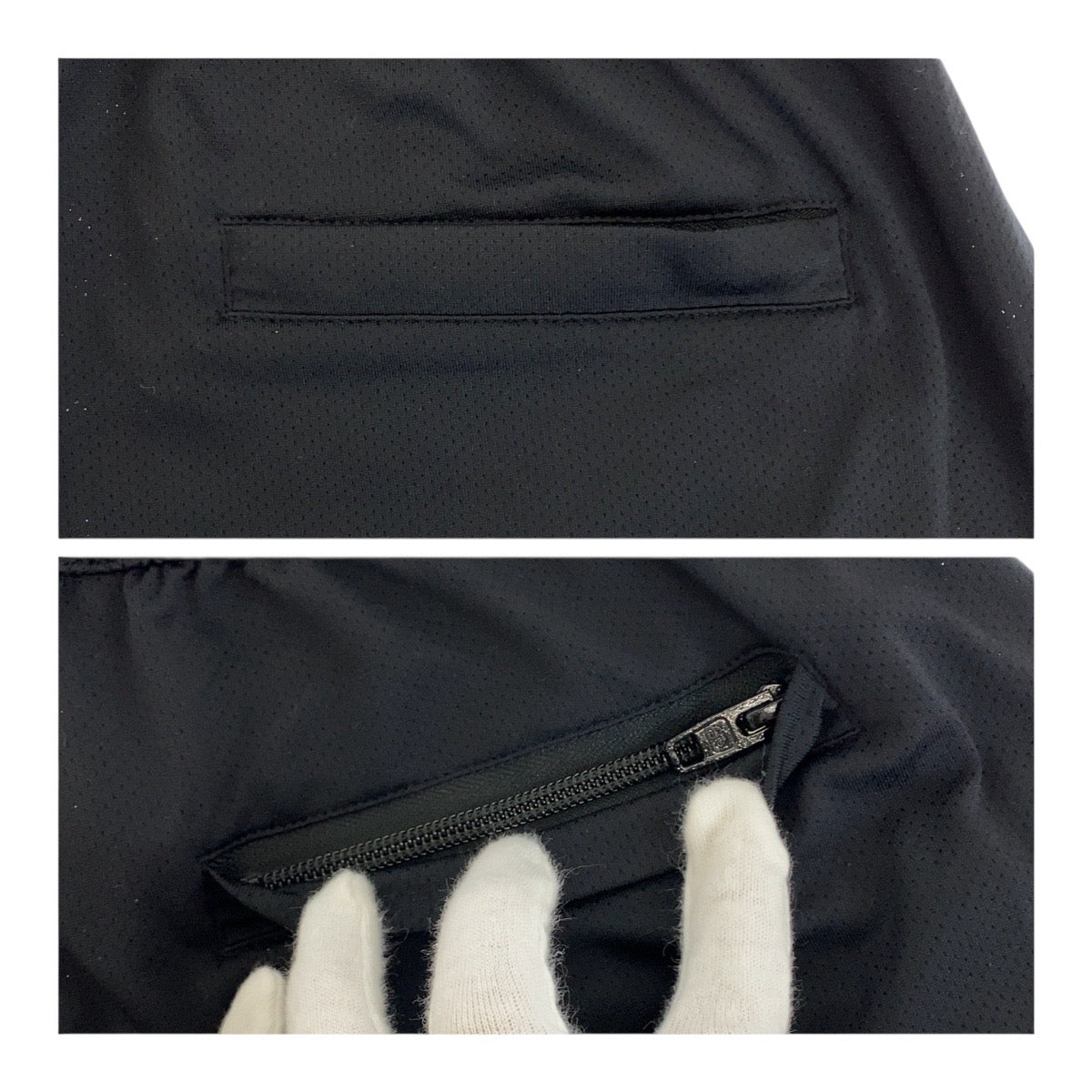 20336
BALENCIAGA バレンシアガ レイヤードメッシュロゴ サイズL ブラック ホワイト ポリエステル 698317 4C0B4 ショートパンツ ハーフパンツ メンズ A33