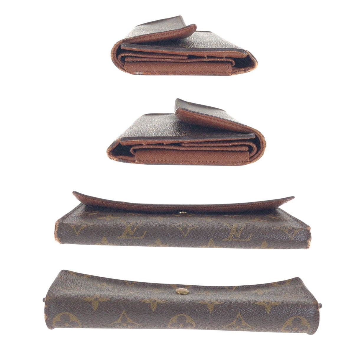 20344
LOUIS VUITTON ルイヴィトン モノグラム ポルトトレゾール インターナショナル ブラウン ゴールド金具 PVC M61215 長財布 ロングウォレット レディース B11