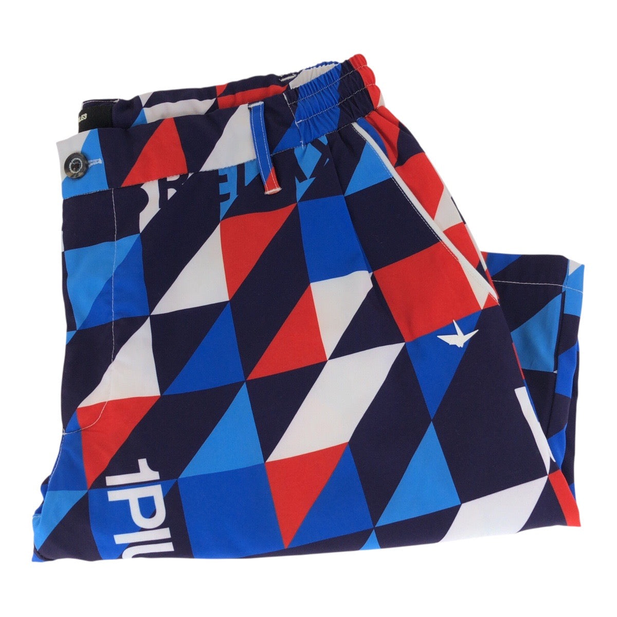 20395
1piu1uguale3 RELAX ウノピゥウノウグァーレトレ リラックス ゴルフ サイズXL ブルー レッド ホワイト ポリエステル ショートパンツ ハーフパンツ メンズ A