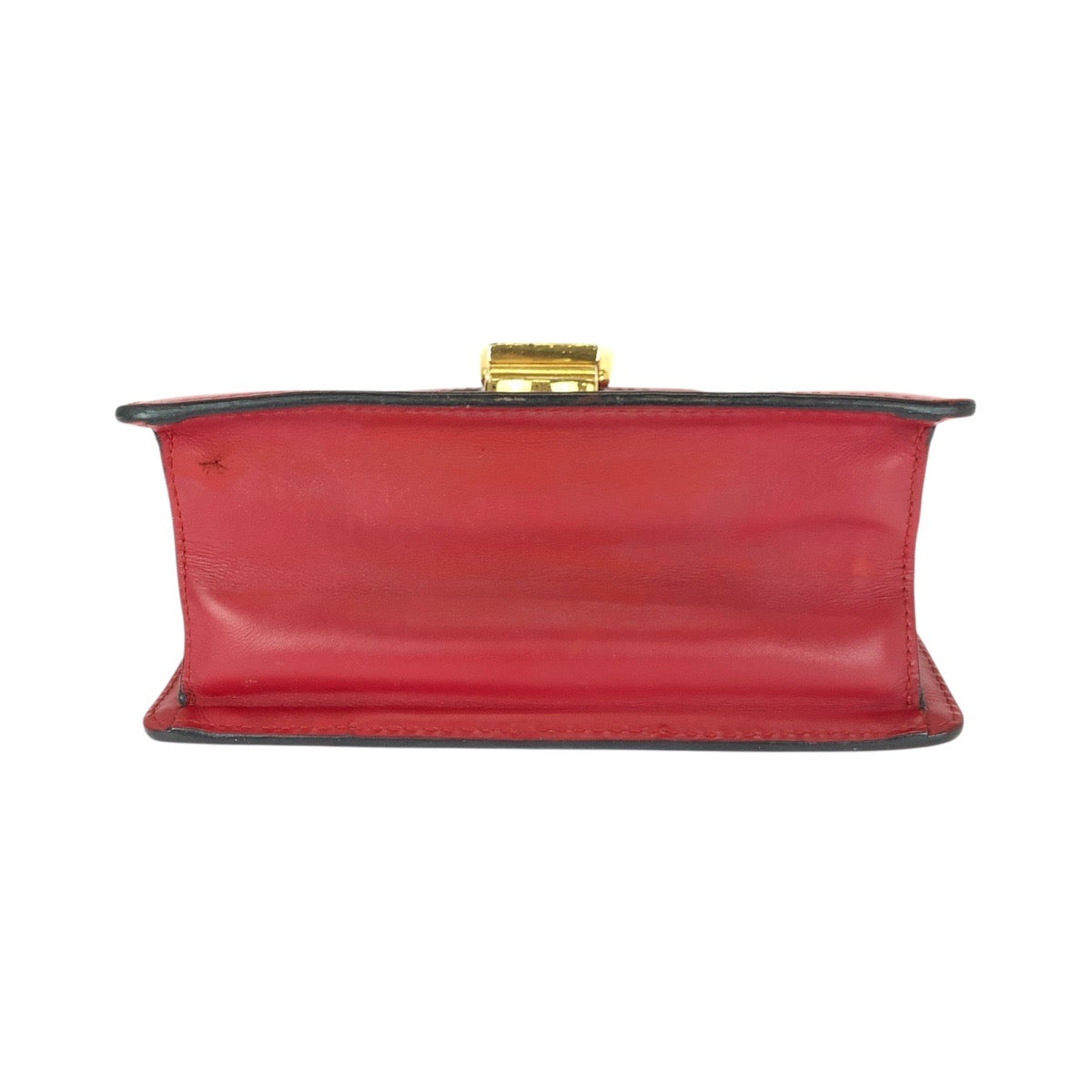 20415
GUCCI グッチ シルヴィ レッド ゴールド金具 レザー 431666 ショルダーバッグ チェーンショルダーバッグ レディース AB50