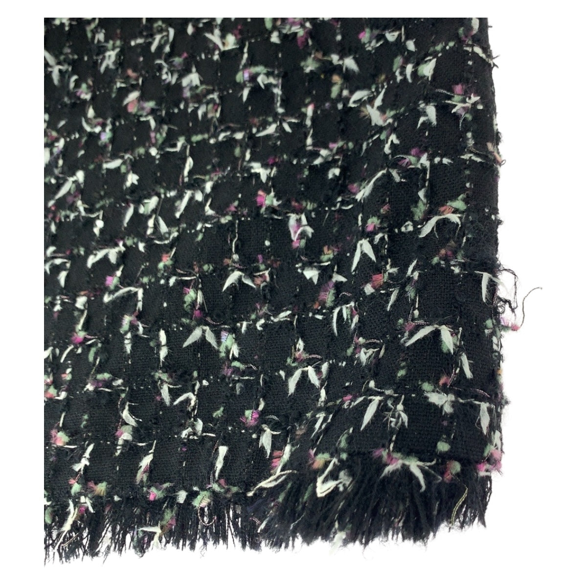 20427
CHANEL Tweed Coco Mark Size 38 Black Pink Black Hardware Wool P29310V19329 Skirt Ladies A60