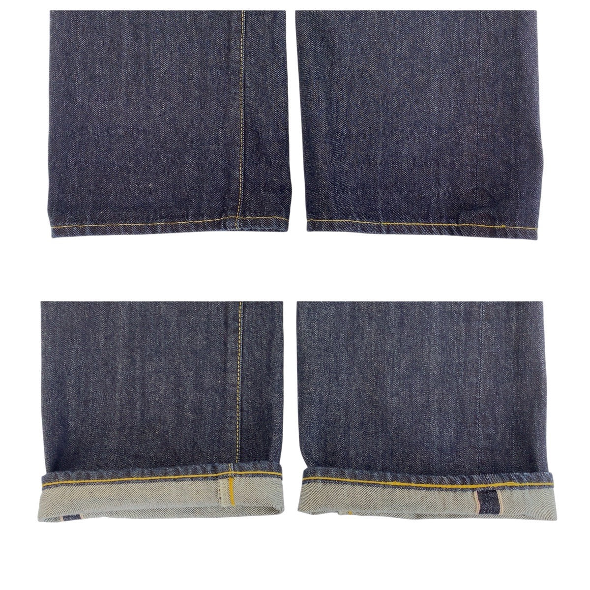 20443
Levi's S501XX Wartime Model Reproduction Size W34 Navy Silver Hardware Cotton / Leather Denim Pants Jeans Men's ABP