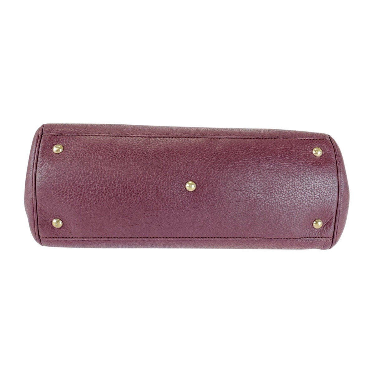 20447
GUCCI Bamboo Wine Red Bordeaux Gold Hardware Leather 323660 Handbag Shoulder Bag 2WAY Women's ABP56