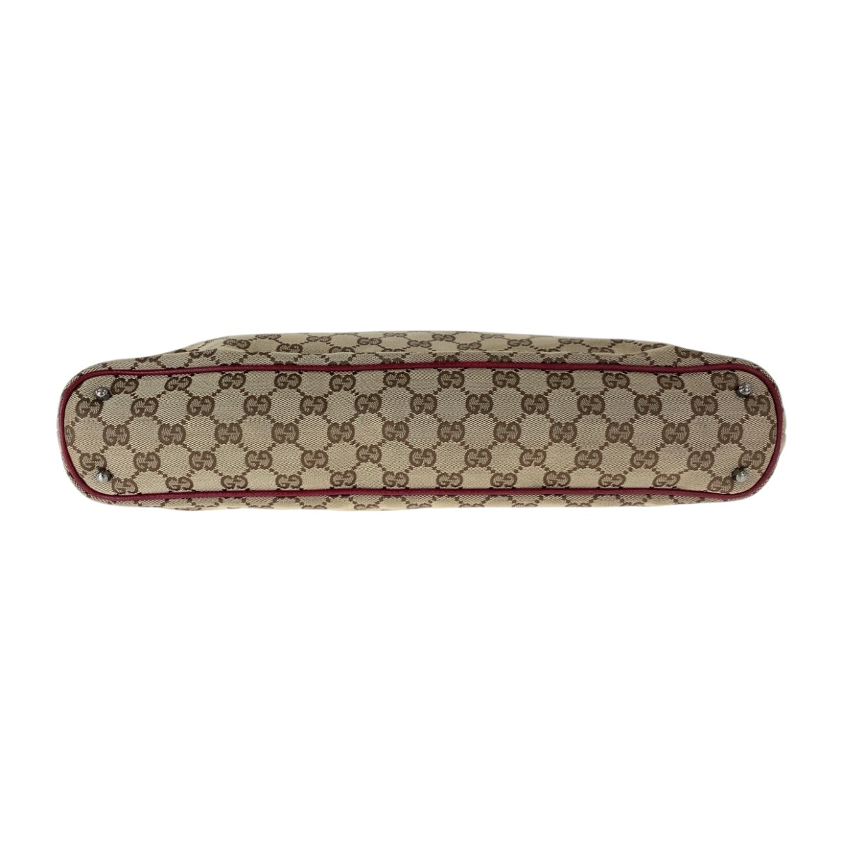 20453
GUCCI Gucci Beige Red Silver Hardware GG Canvas 113061 Tote Bag Shoulder Bag Women's ABP42