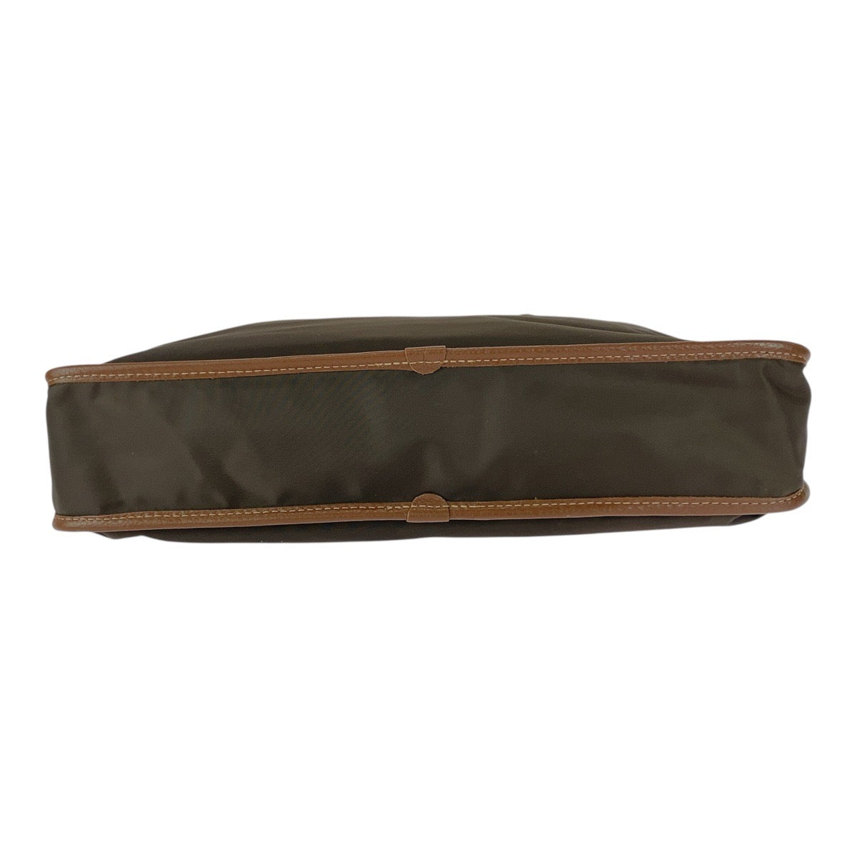 20467
STEFANOMANO Brown Silver Hardware Nylon Business Briefcase Men's A6