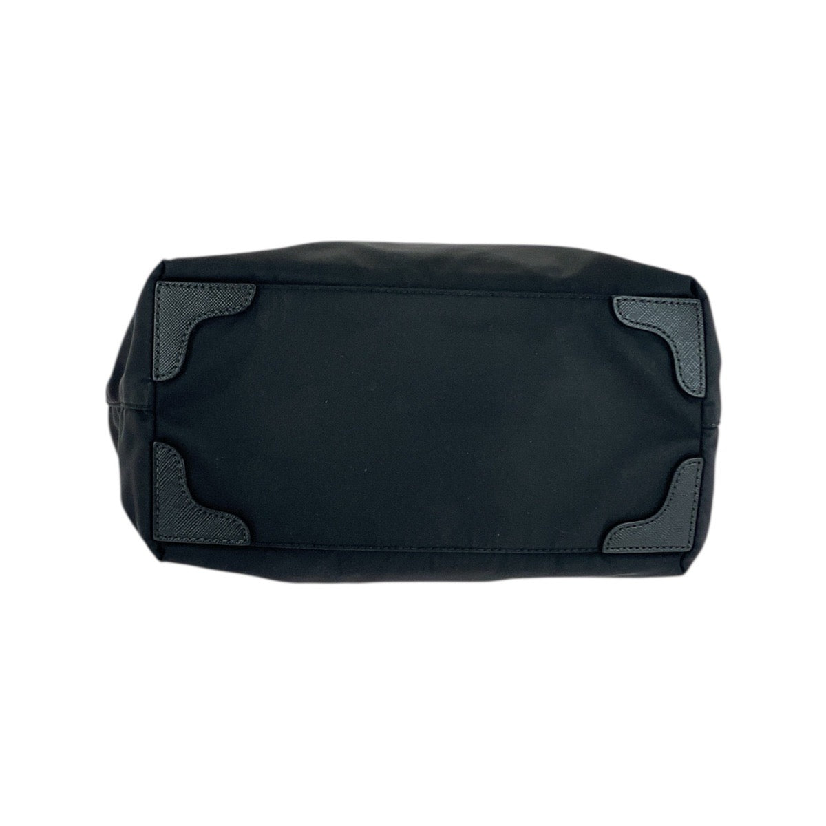 20471
PRADA プラダ テスート サフィアーノ 三角ロゴプレート ブラック 黒 シルバー金具 ナイロン / レザー トートバッグ ショルダーバッグ レディース ABP36