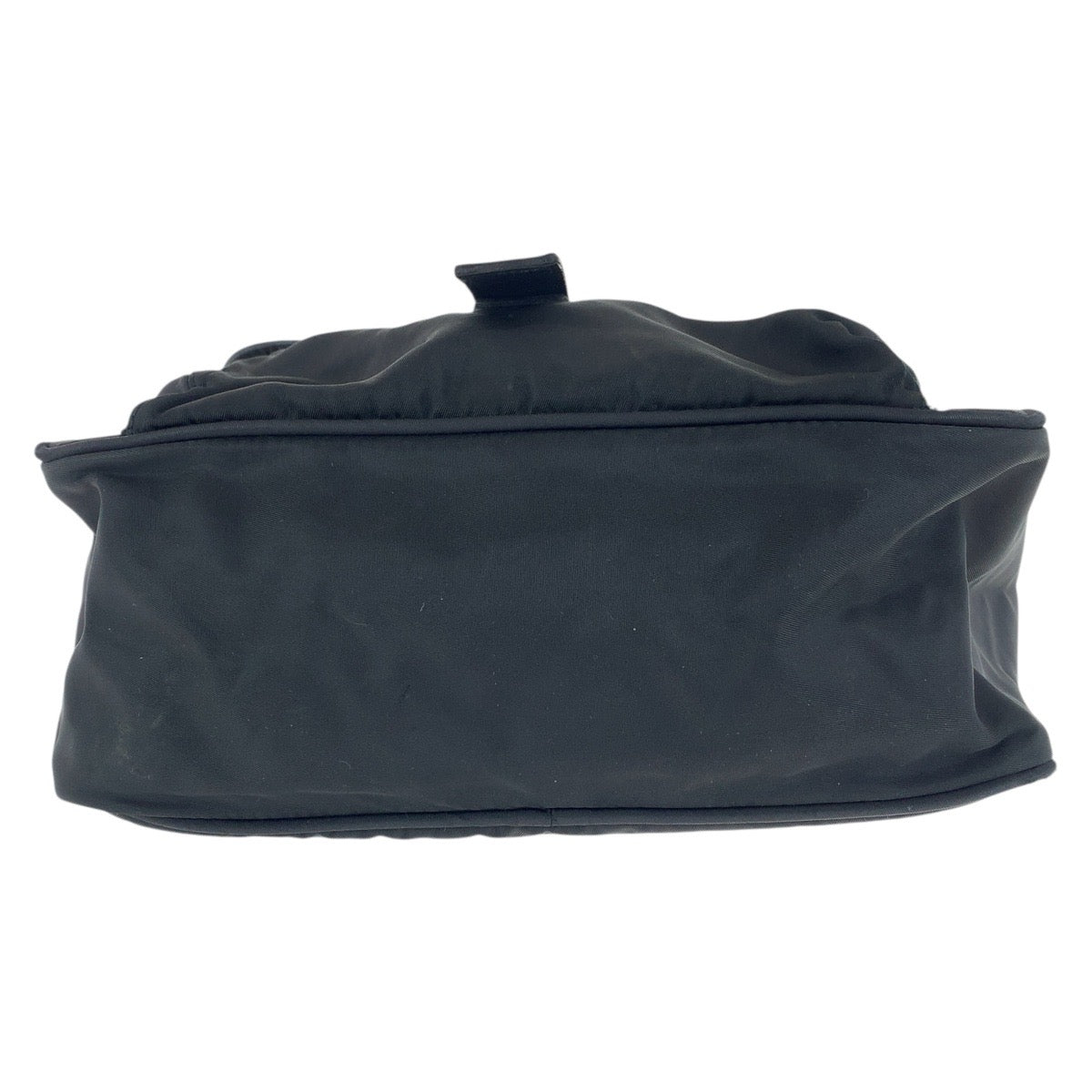 20483
PRADA プラダ テスート 三角ロゴプレート ブラック 黒 シルバー金具 ナイロン / レザー ショルダーバッグ メッセンジャーバッグ レディース AB32