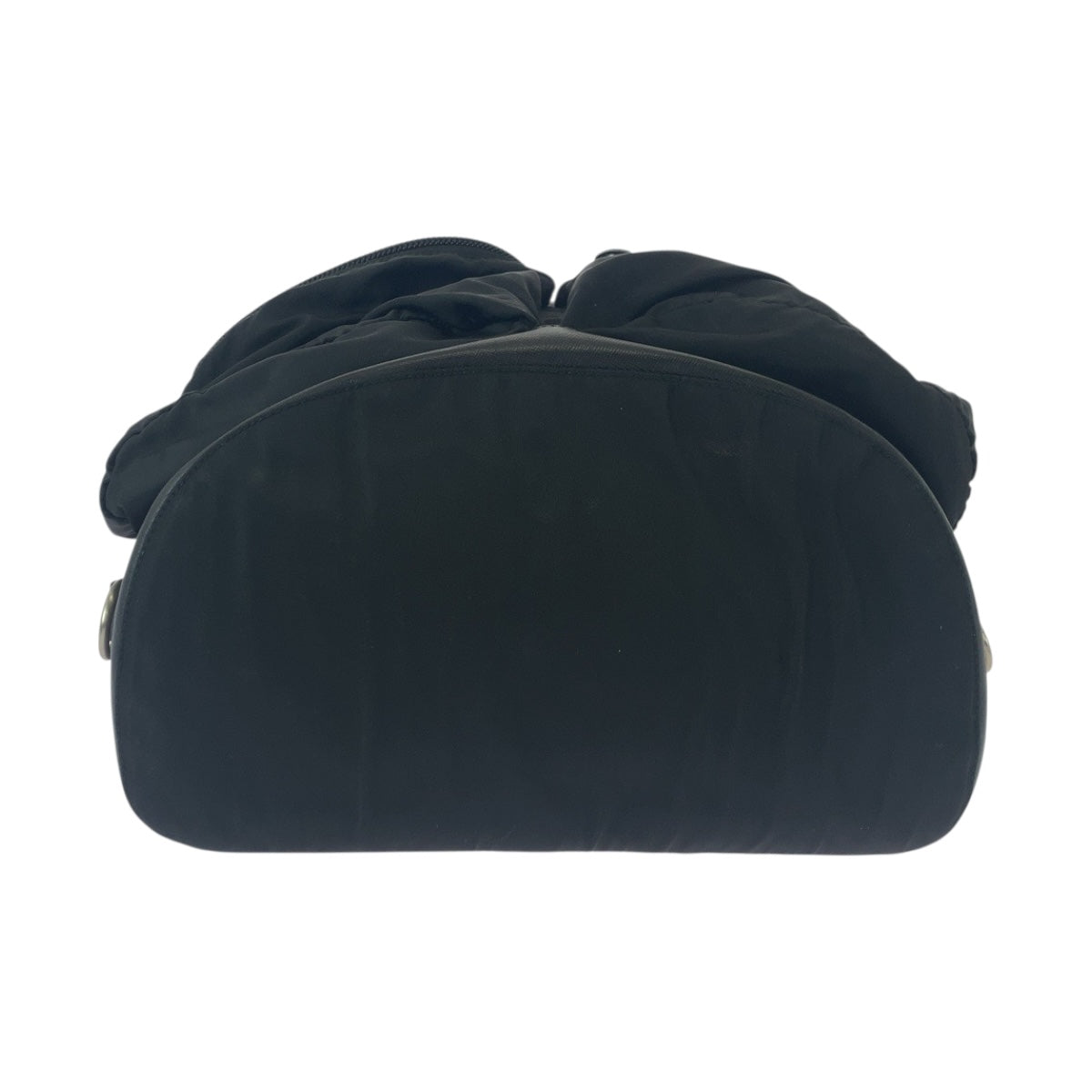 20524
PRADA プラダ テスート 三角ロゴプレート ブラック 黒 シルバー金具 ナイロン リュック バックパック レディース ABP44