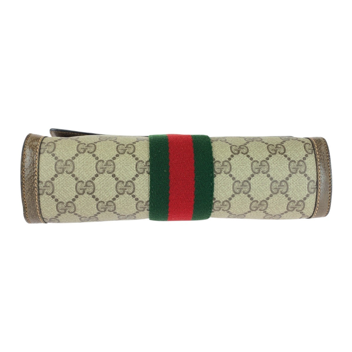 20531
GUCCI グッチ ヴィンテージ シェリーライン ベージュ ブラウン GGスプリームキャンバス 89 01 006 クラッチバッグ セカンドバッグ メンズ ABP24
