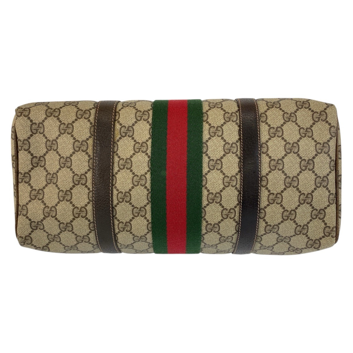 20535
GUCCI グッチ ヴィンテージ シェリーライン ベージュ ブラウン ゴールド金具 GGスプリームキャンバス / レザー 010 378 ハンドバッグ ボストンバッグ レディース AB32