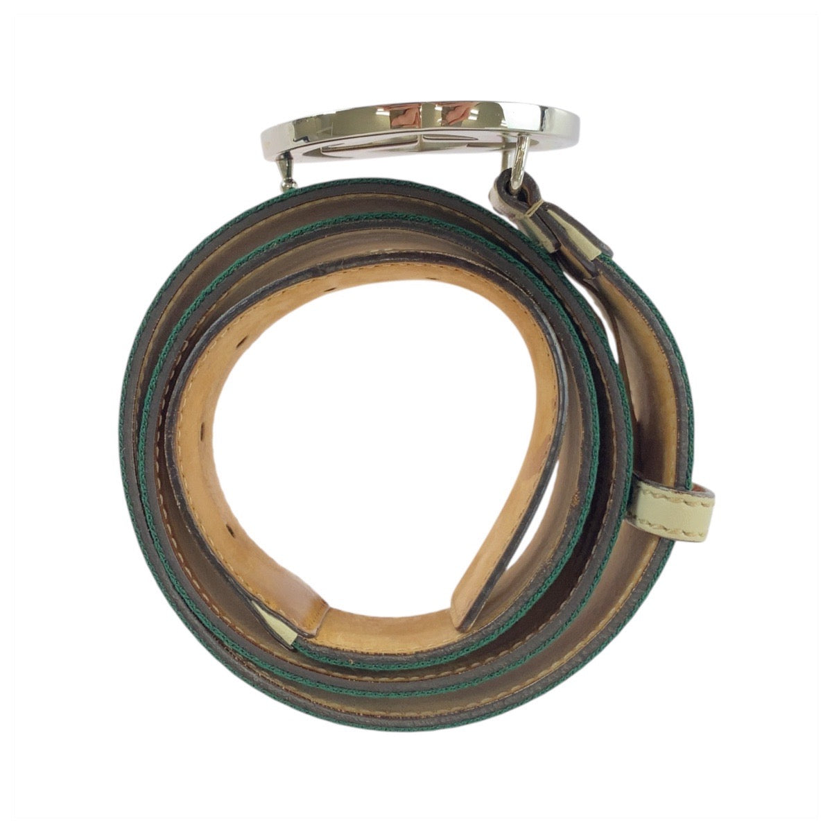 20563
GUCCI グッチ シェリーライン インターロッキング 95cm/38インチ マルチカラー シルバー金具 キャンバス / レザー 114984 ベルト メンズ ABP24